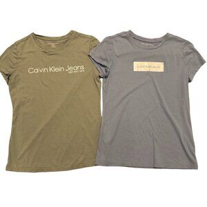 Calvin Klein Jeans Logo T-Shirt Bundle Women's Size XS